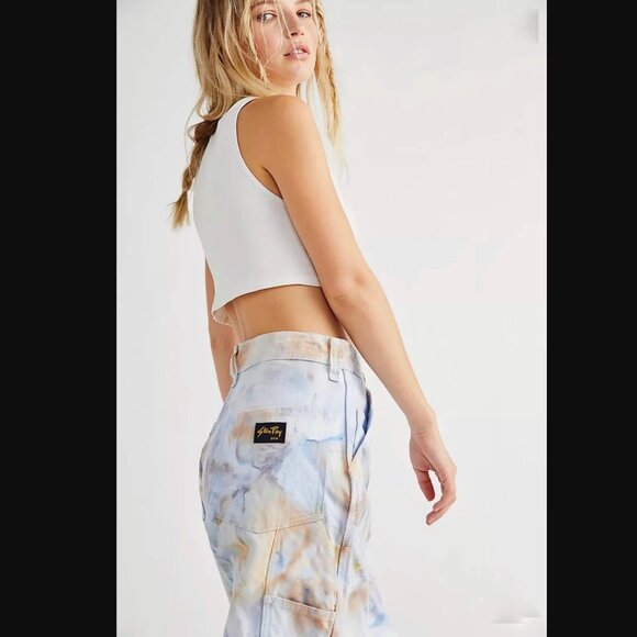 Free People x Riverside Tool & Dye Painters Pants in Dune - size 32/L (SEE NOTE) - Picture 3 of 7
